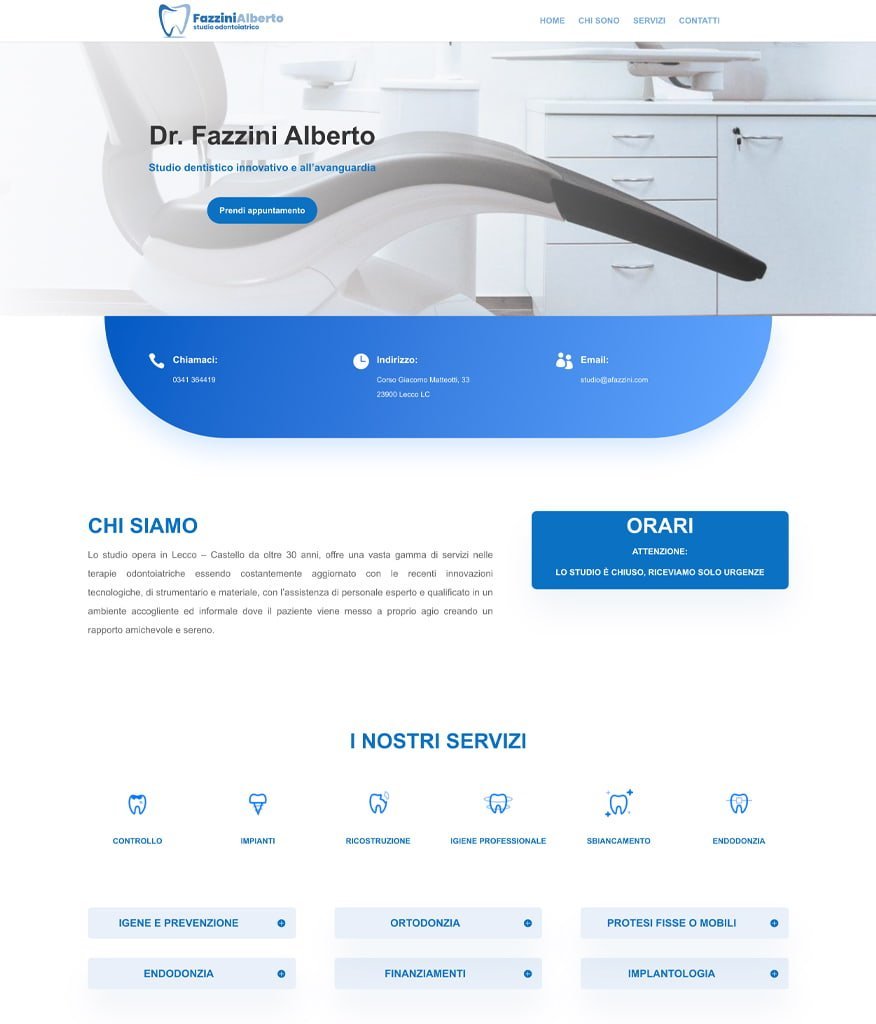 Portfolio siti web 10 Alberto Fazzini Portfolio