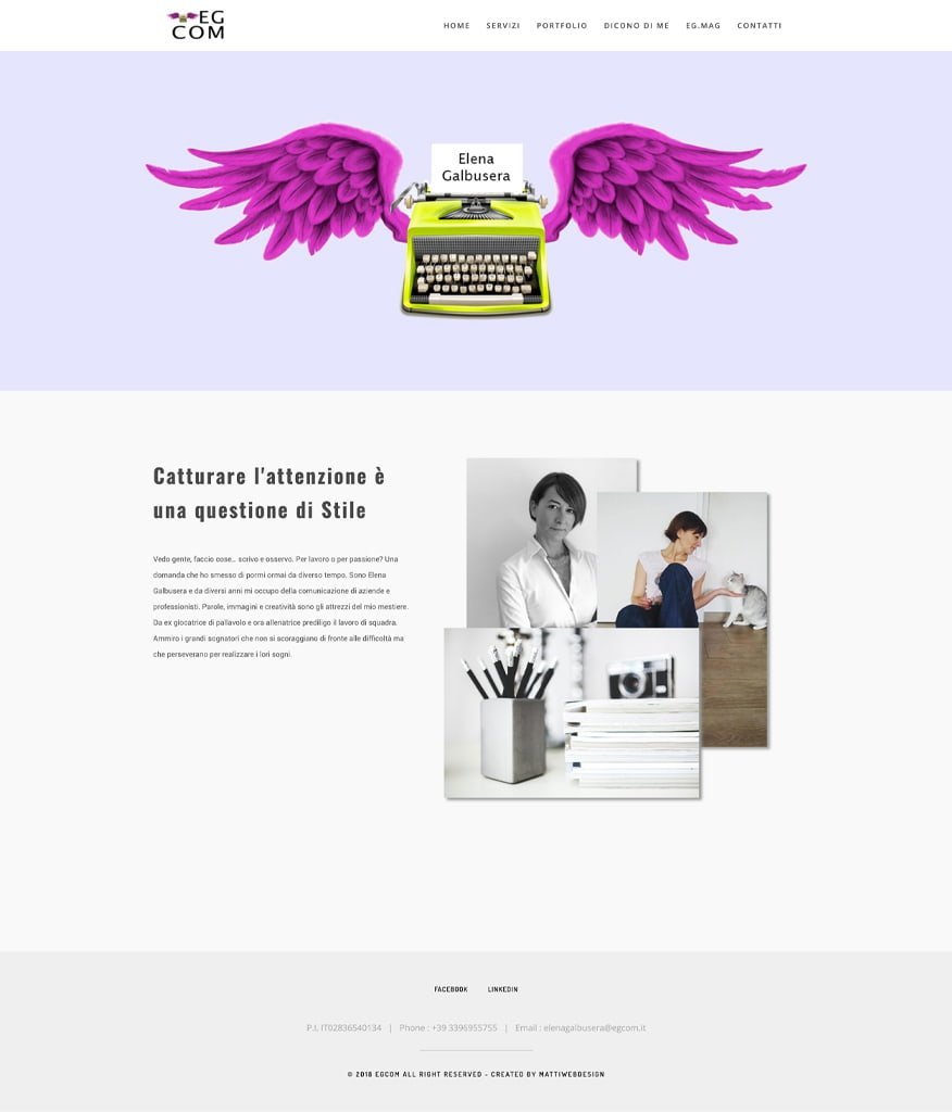 Portfolio siti web 12 EgCom Portfolio